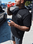 CLUB 1984. Body Shop T-shirt - Black T-Shirt