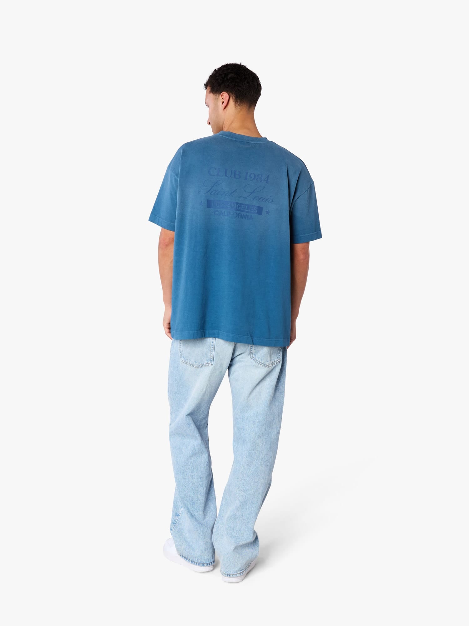 CLUB 1984. CA T-shirt - Washed Navy T-Shirt