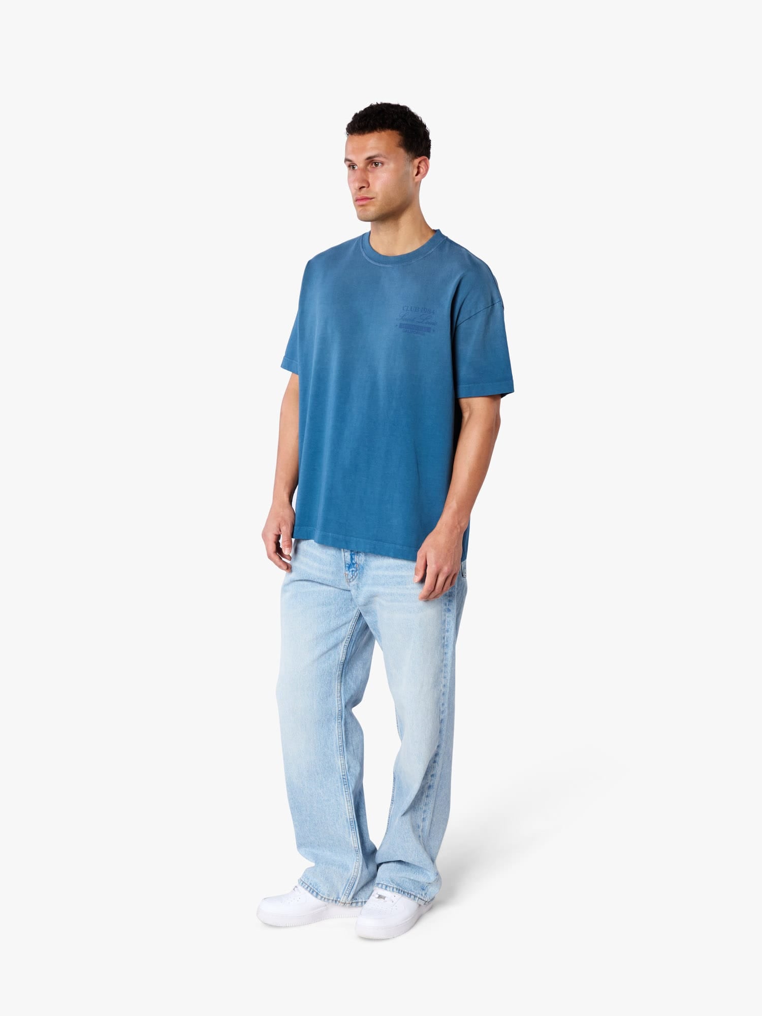 CLUB 1984. CA T-shirt - Washed Navy T-Shirt