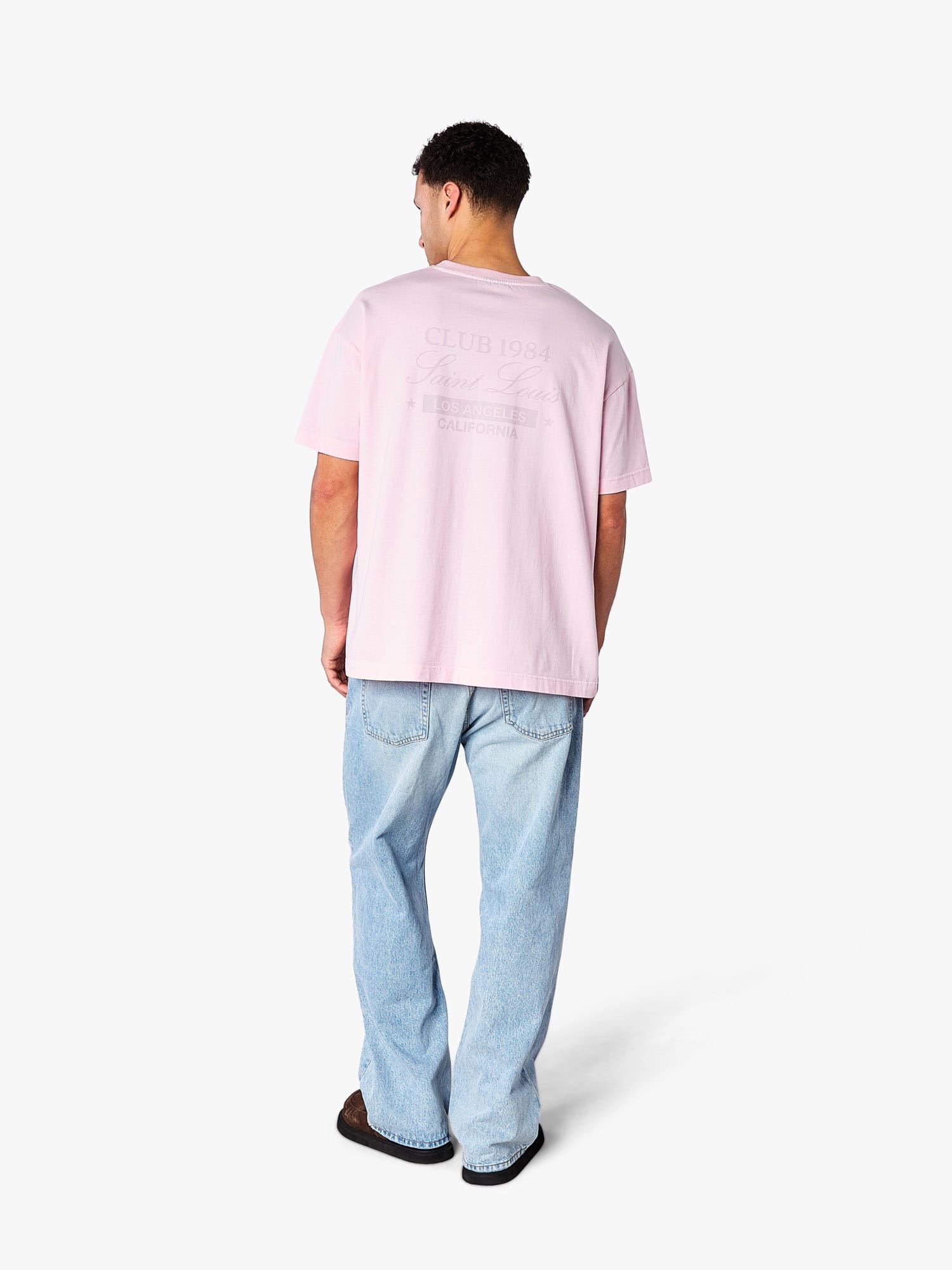 CLUB 1984. CA T-shirt - Washed Pink T-Shirt