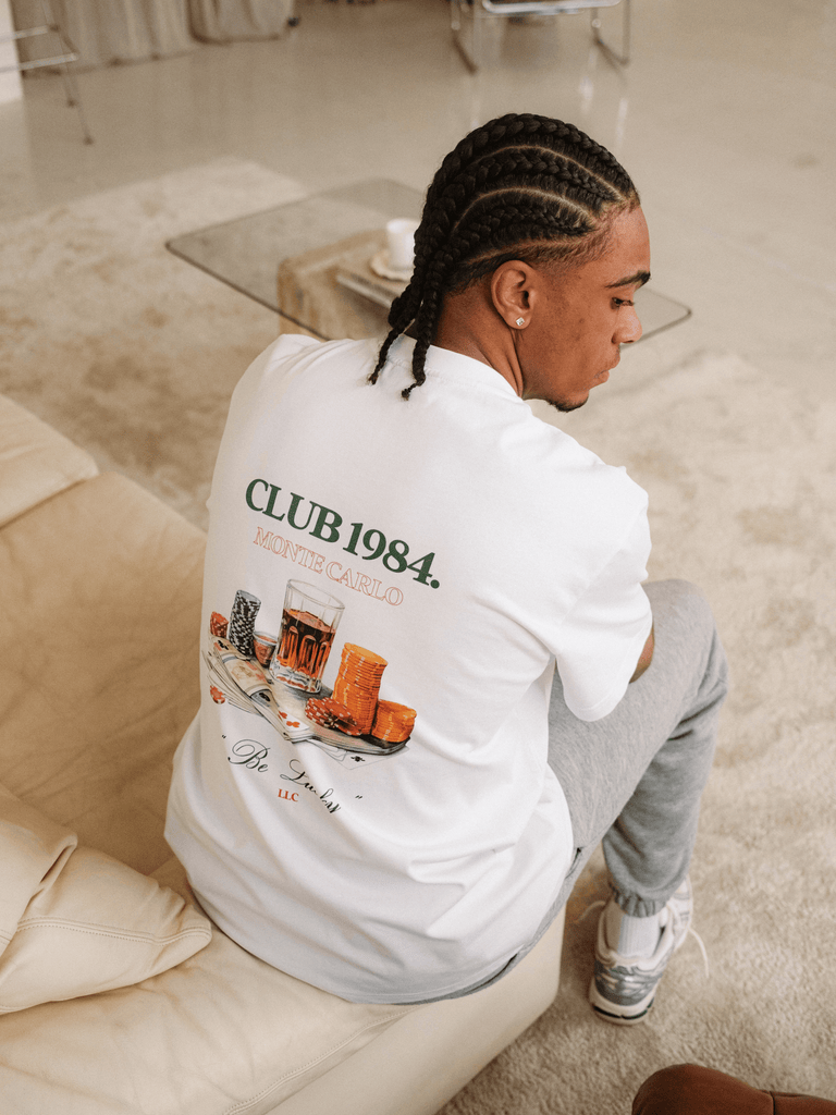 CLUB 1984. Casino T-shirt - White T-Shirt