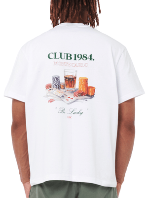 CLUB 1984. Casino T-shirt - White T-Shirt
