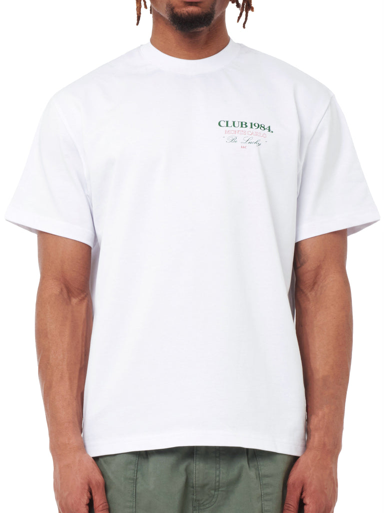 CLUB 1984. Casino T-shirt - White T-Shirt