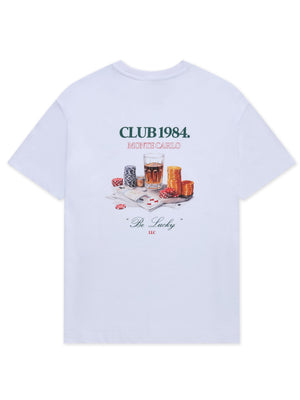 CLUB 1984. Casino T-shirt - White T-Shirt