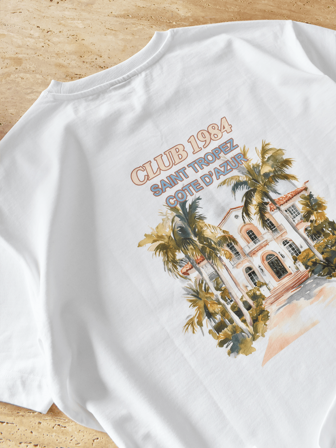 CLUB 1984. Chateau T-shirt - White T-Shirt