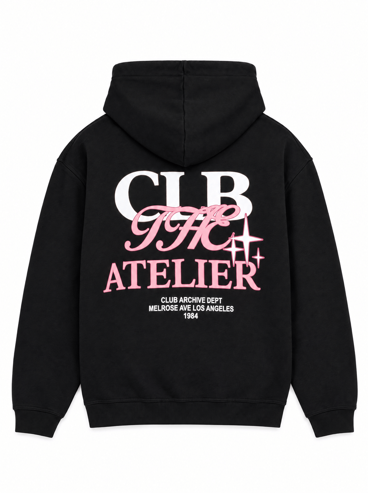 CLUB 1984. CLB Studio Hoodie - Black Hoodie