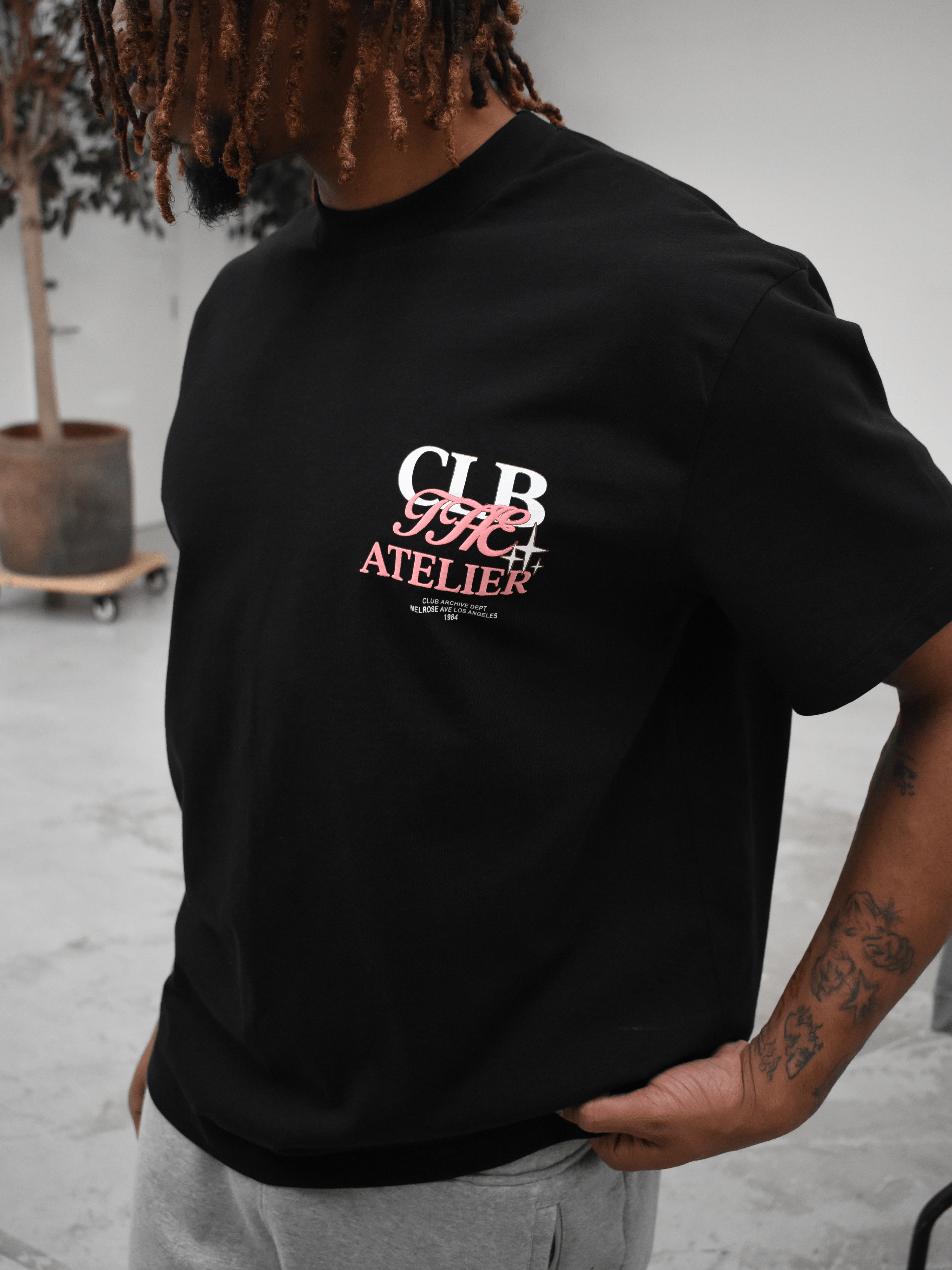 CLUB 1984. CLB Studio T-shirt - Black T-Shirt