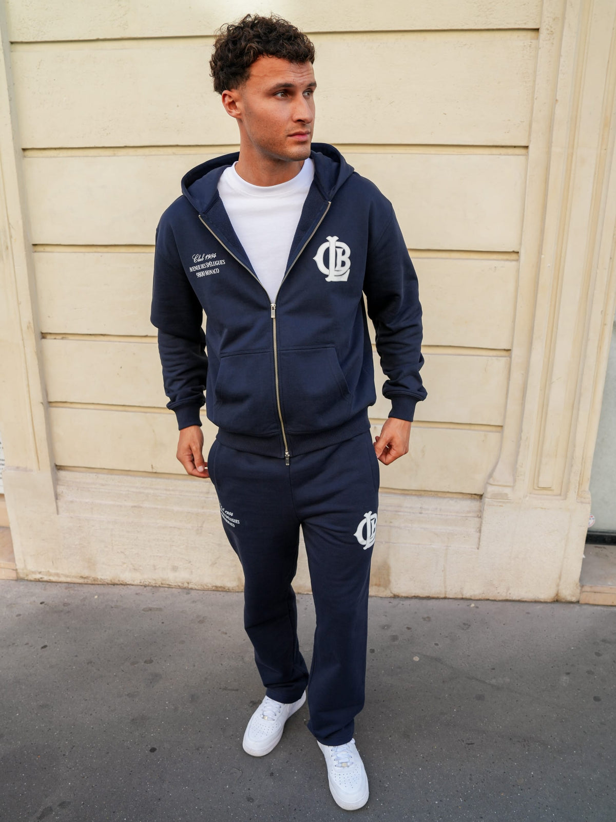 CLUB 1984. CLB Sweatpants - Navy Sweatpants