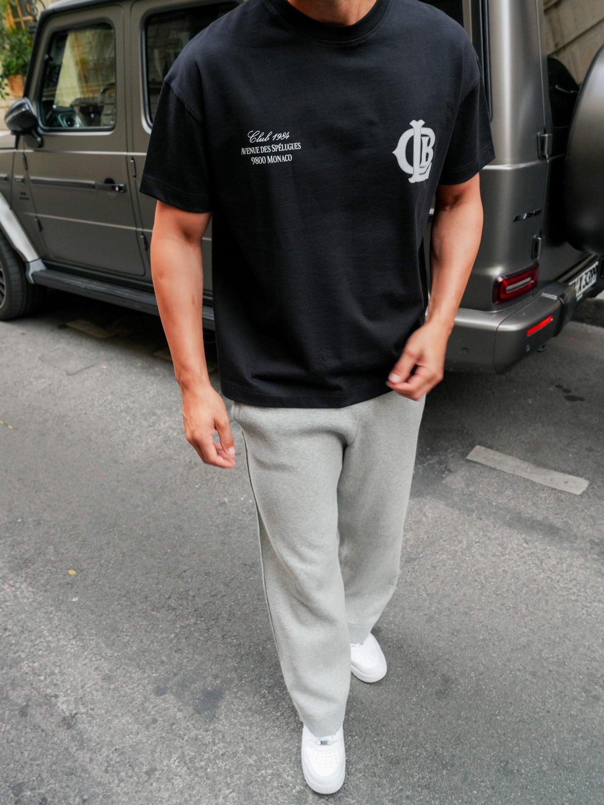 CLUB 1984. CLB T-shirt - Black T-Shirt