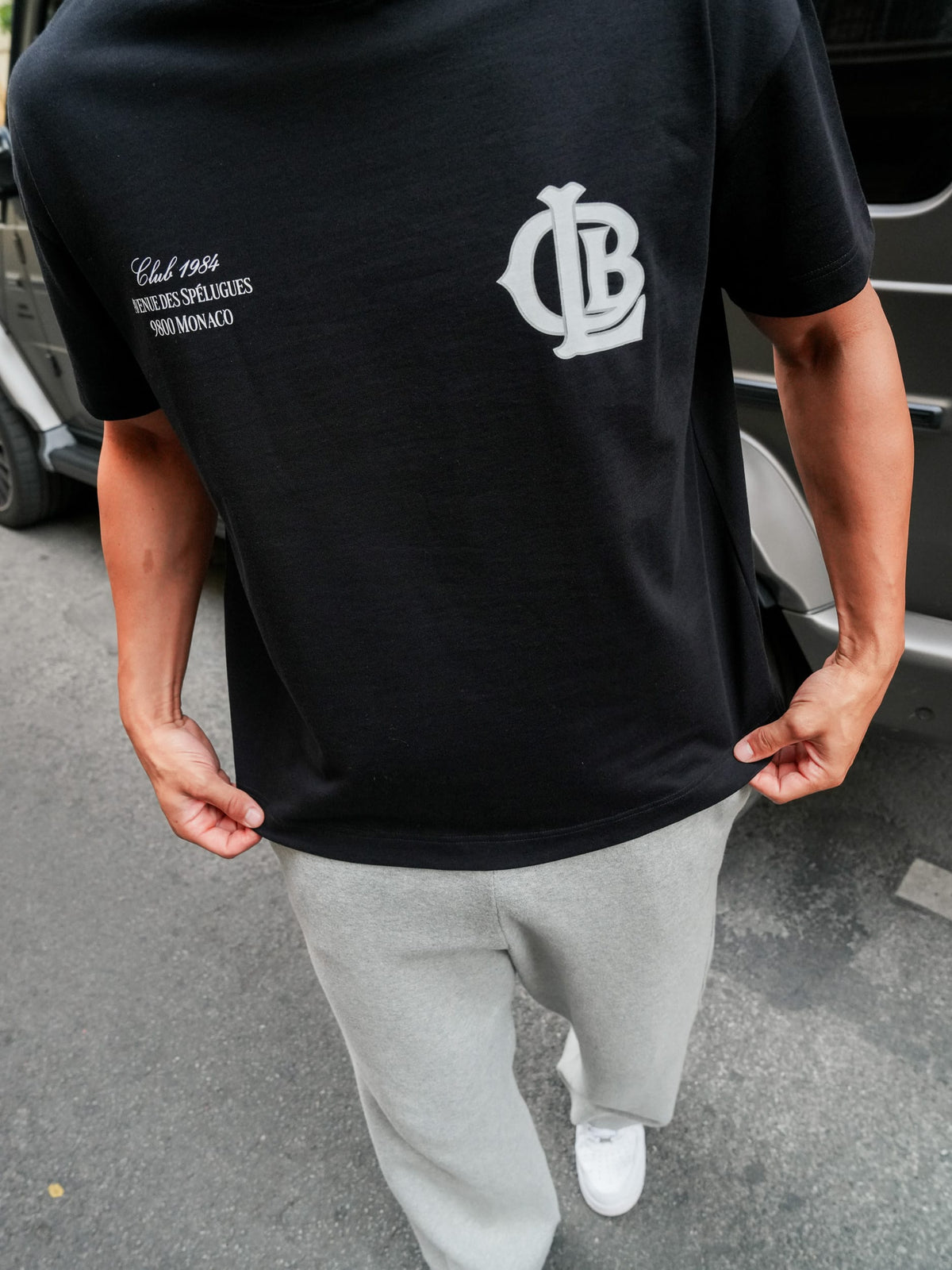 CLUB 1984. CLB T-shirt - Black T-Shirt