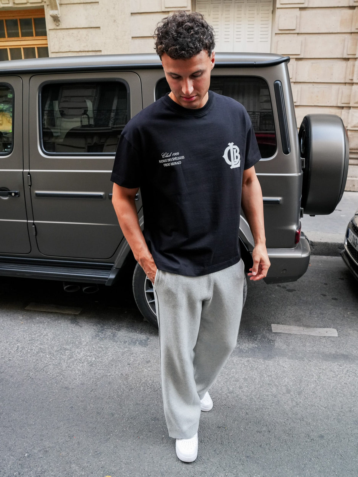 CLUB 1984. CLB T-shirt - Black T-Shirt
