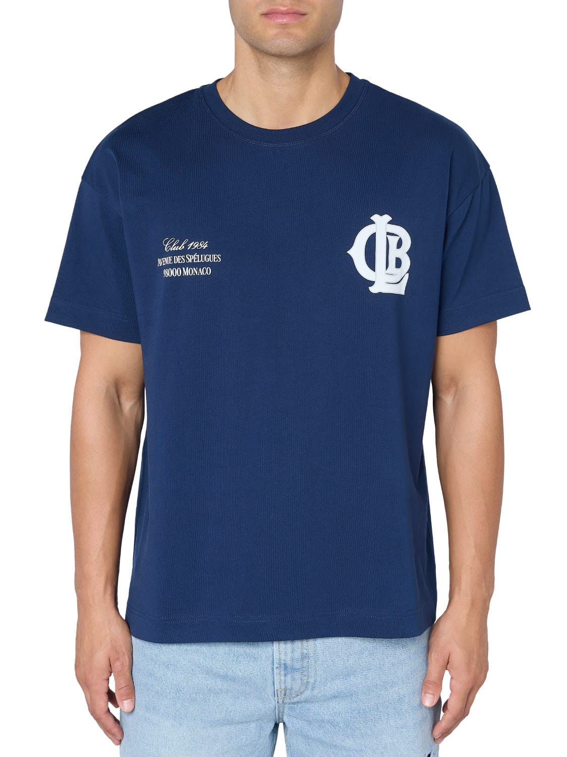 CLUB 1984. CLB T-shirt - Navy T-Shirt