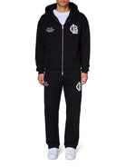 CLUB 1984. CLB Zipped Hoodie - Black Hoodie