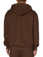 CLUB 1984. CLB Zipped Hoodie - Brown Hoodie