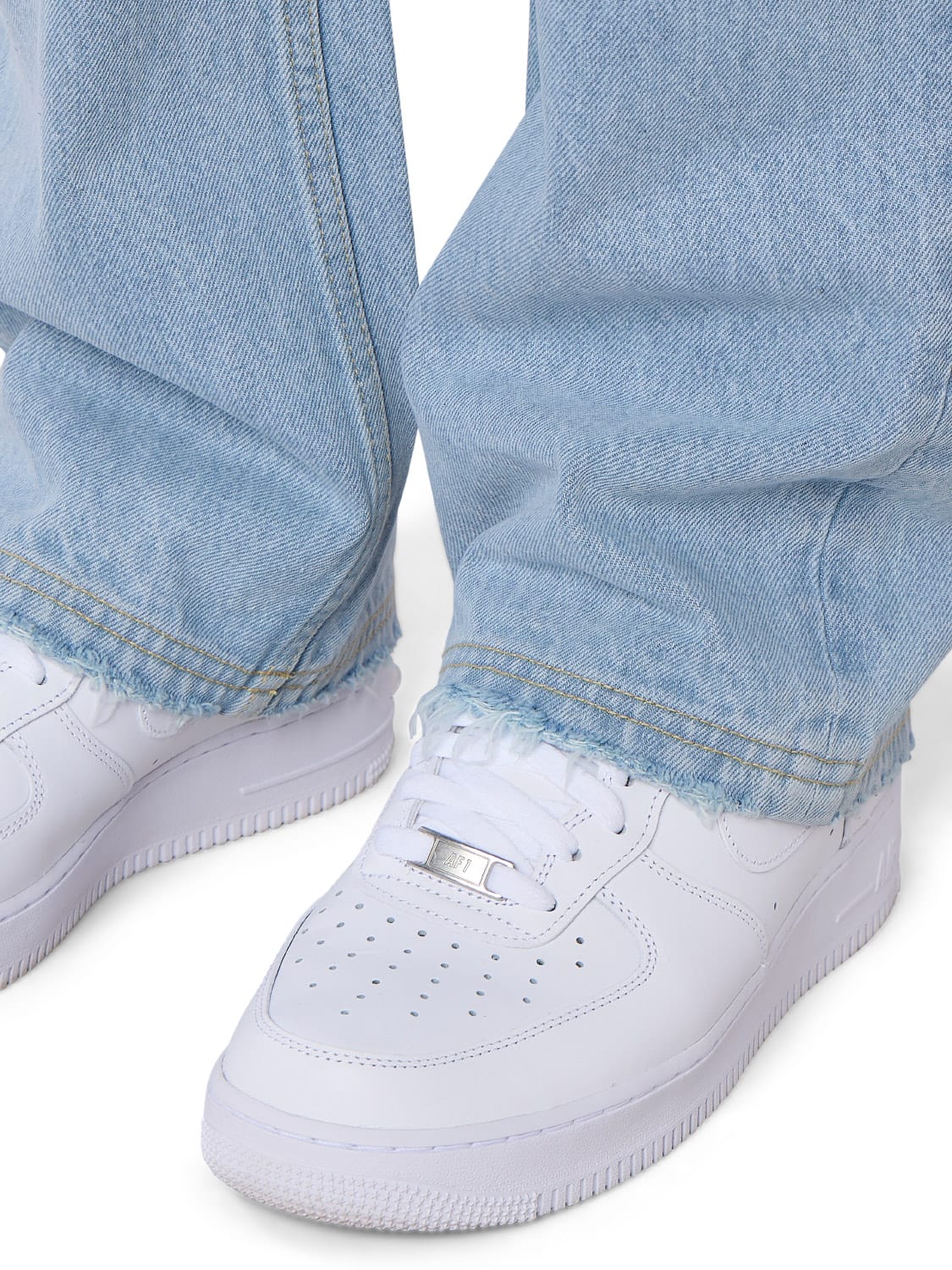 CLUB 1984. Club 1984 Denim - Light Blue Wash Pants
