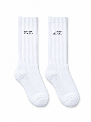 CLUB 1984. Club 1984 Saint Louis Socks - White Accessories 1984-2023-0054-10