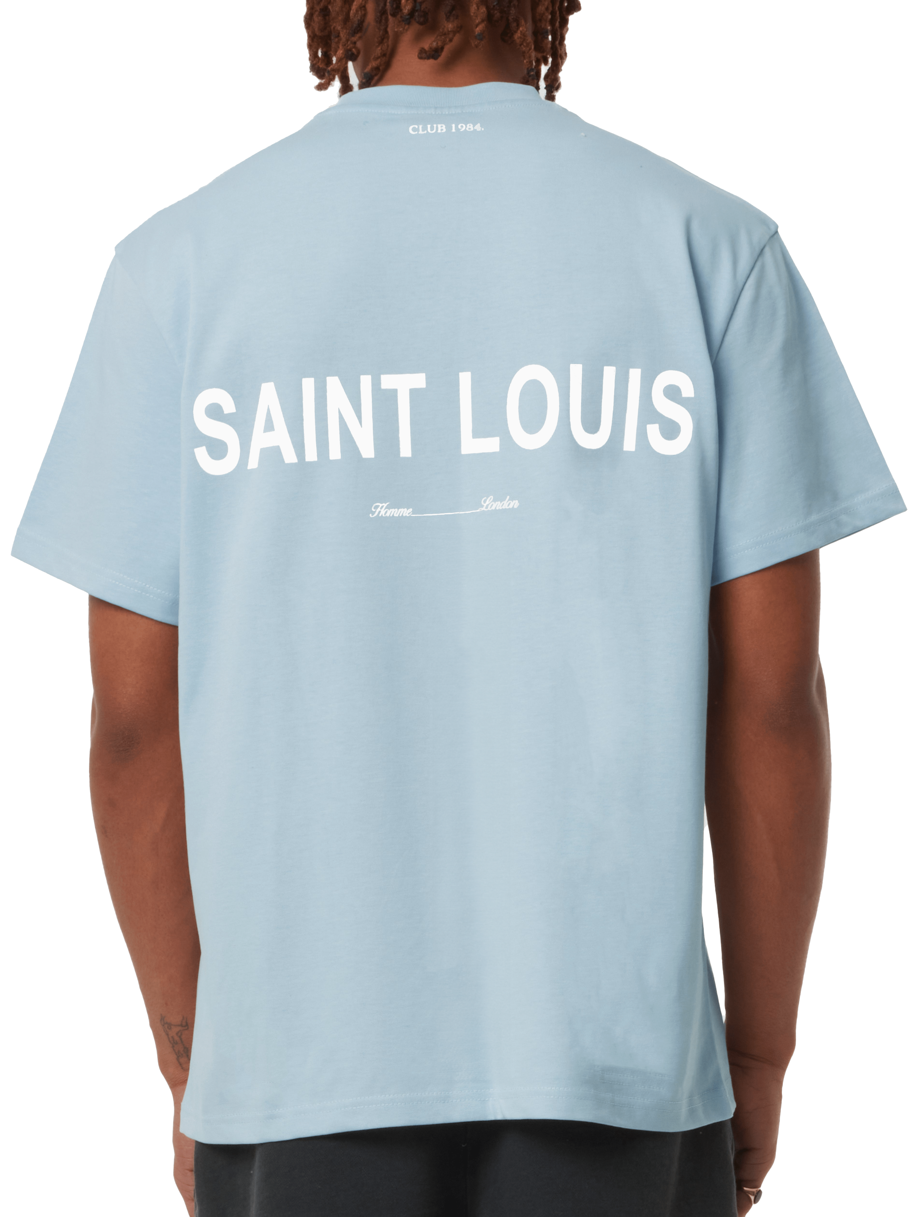 CLUB 1984. Club Archive T-shirt - Light Blue T-Shirt