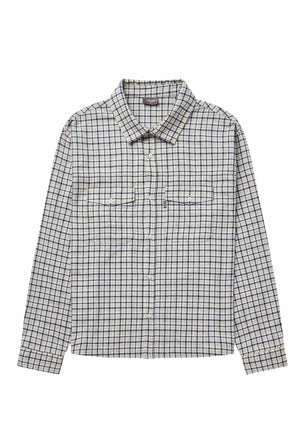 CLUB 1984. Club Checked LS Shirt - Yellow Shirt