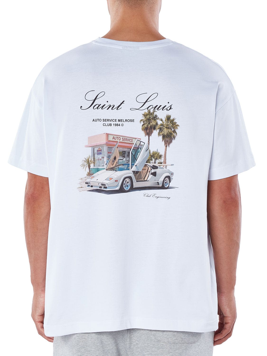 CLUB 1984. Club Engineering T-shirt - White T-Shirt