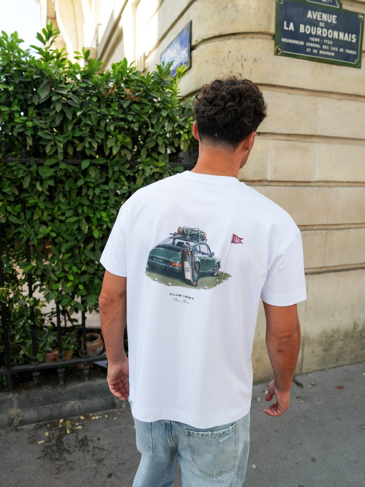 CLUB 1984. Club Golf T-shirt - White T-Shirt