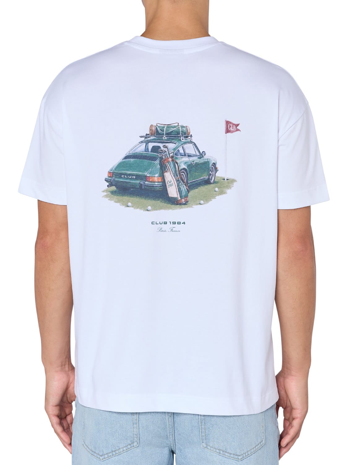 CLUB 1984. Club Golf T-shirt - White T-Shirt