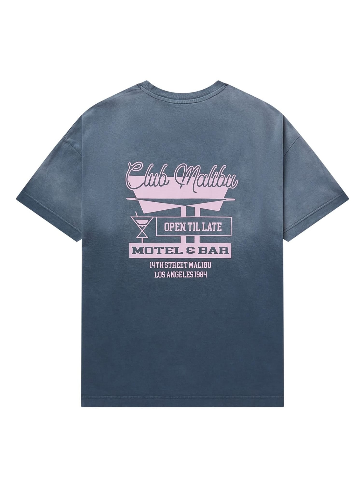 CLUB 1984. Club Malibu T-shirt - Washed Grey T-Shirt