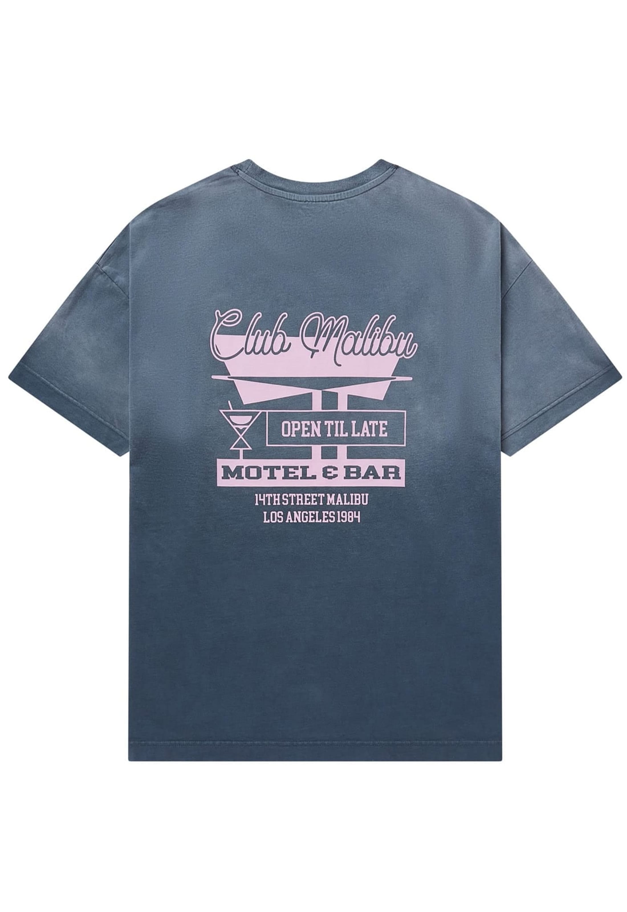 CLUB 1984. Club Malibu T-shirt - Washed Grey T-Shirt