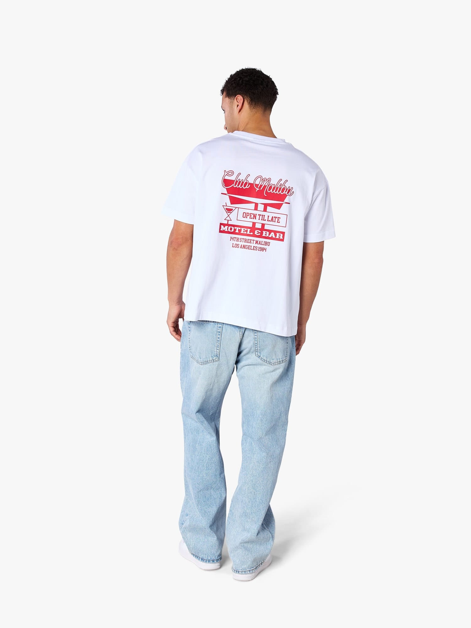 CLUB 1984. Club Malibu T-shirt - White T-Shirt