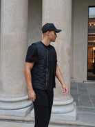 CLUB 1984. Club Quilted Gilet - Black Outerwear