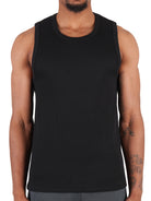 CLUB 1984. Club Ribbed Vest - Black Vest