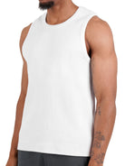 CLUB 1984. Club Ribbed Vest - White Vest