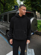 CLUB 1984. Club Sherpa Hoodie - Black Hoodie