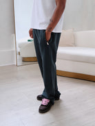 CLUB 1984. Club Sweatpants - Washed Grey Sweatpants