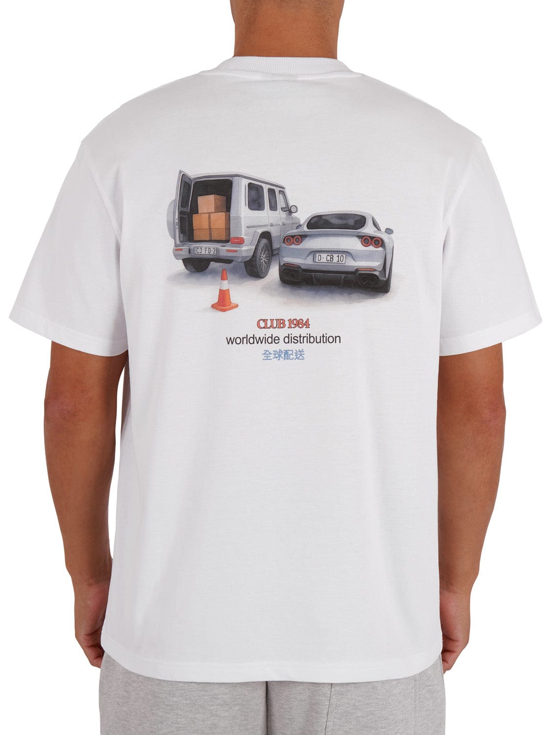 CLUB 1984. Distro T-shirt - White T-Shirt