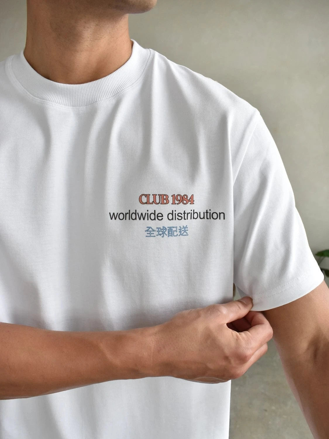 CLUB 1984. Distro T-shirt - White T-Shirt