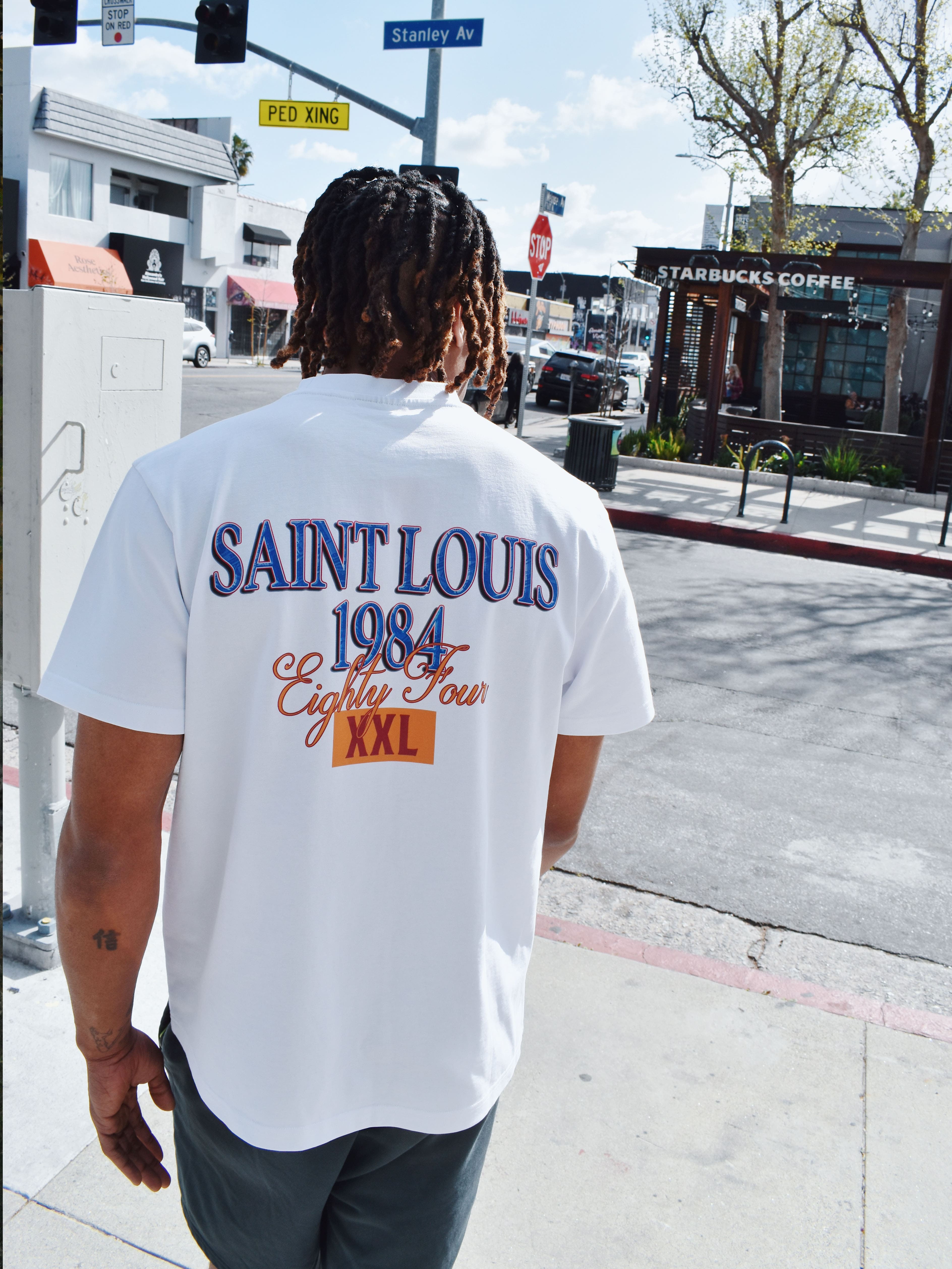 CLUB 1984. Eighty Four T-shirt - White T-Shirt