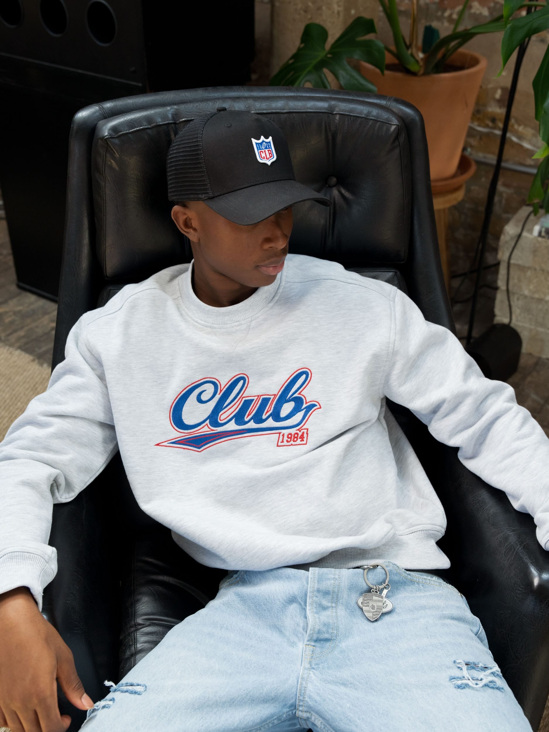 CLUB 1984. Emblem Cap - Black Accessories 1984-2026-292-10