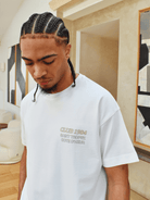 CLUB 1984. Enzo T-shirt - White T-Shirt