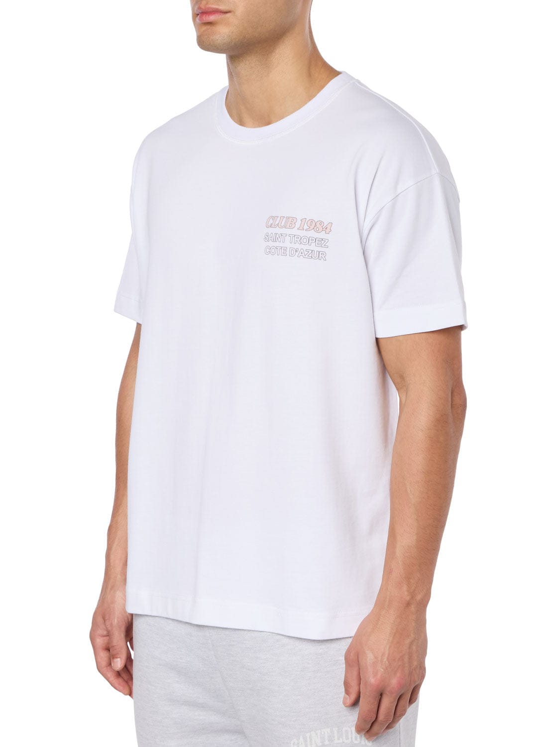 CLUB 1984. Enzo T-shirt - White T-Shirt