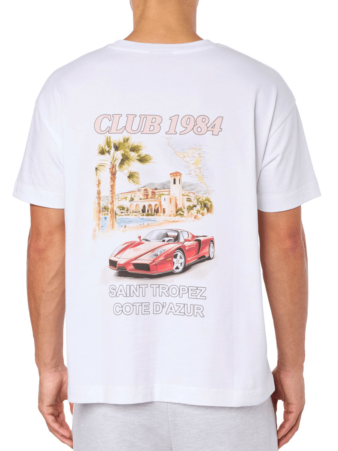 CLUB 1984. Enzo T-shirt - White T-Shirt