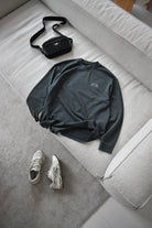 CLUB 1984. Essential Long Sleeve T-shirt - Washed Grey T-Shirt