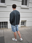 CLUB 1984. Essential Long Sleeve T-shirt - Washed Grey T-Shirt