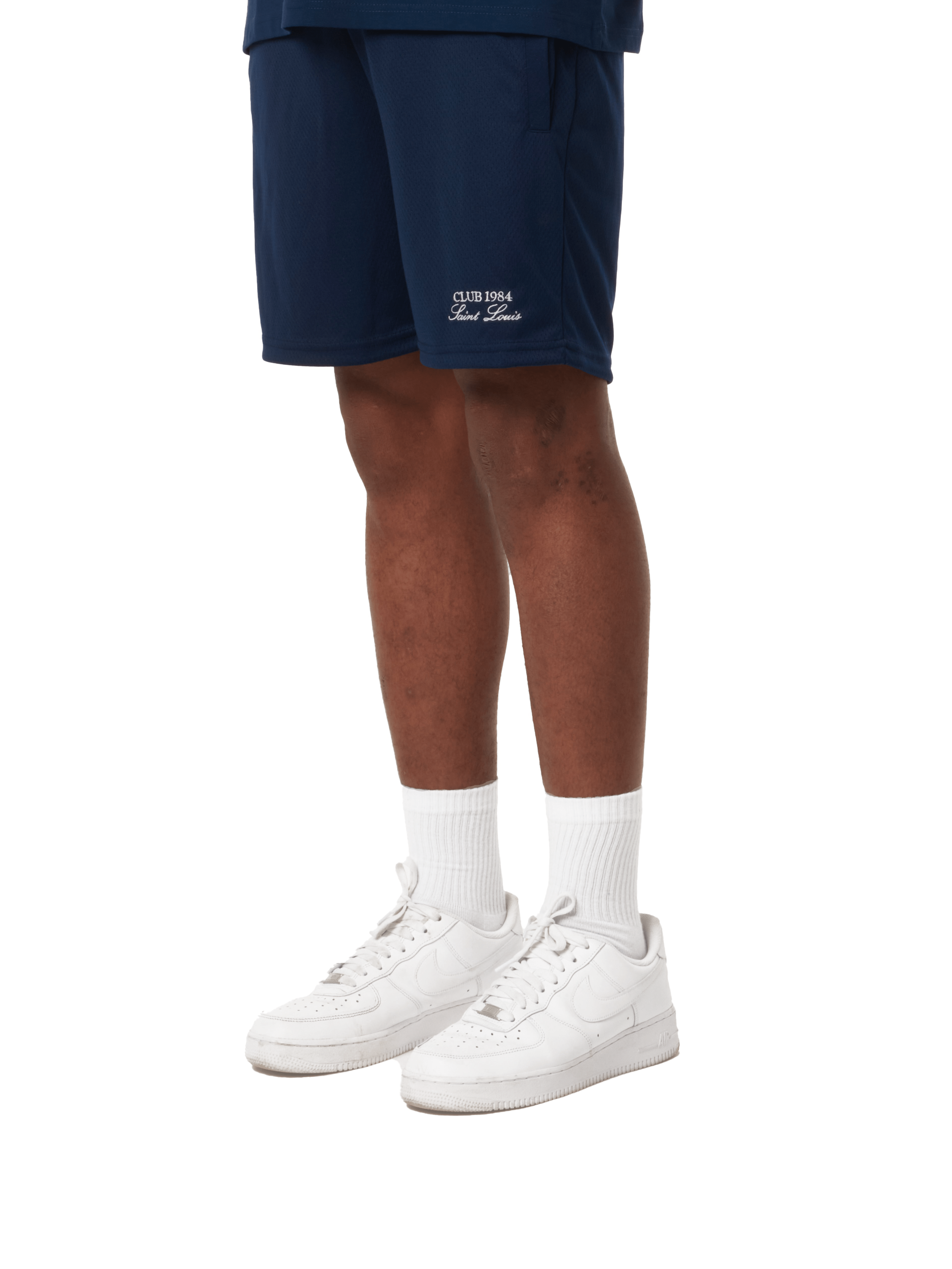 CLUB 1984. Essential Mesh Shorts - Navy shorts