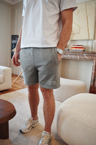 CLUB 1984. Essential Shorts - Washed Light Grey shorts