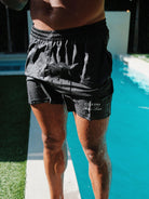 CLUB 1984. Essential Swim Shorts - Black shorts