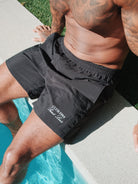 CLUB 1984. Essential Swim Shorts - Black shorts