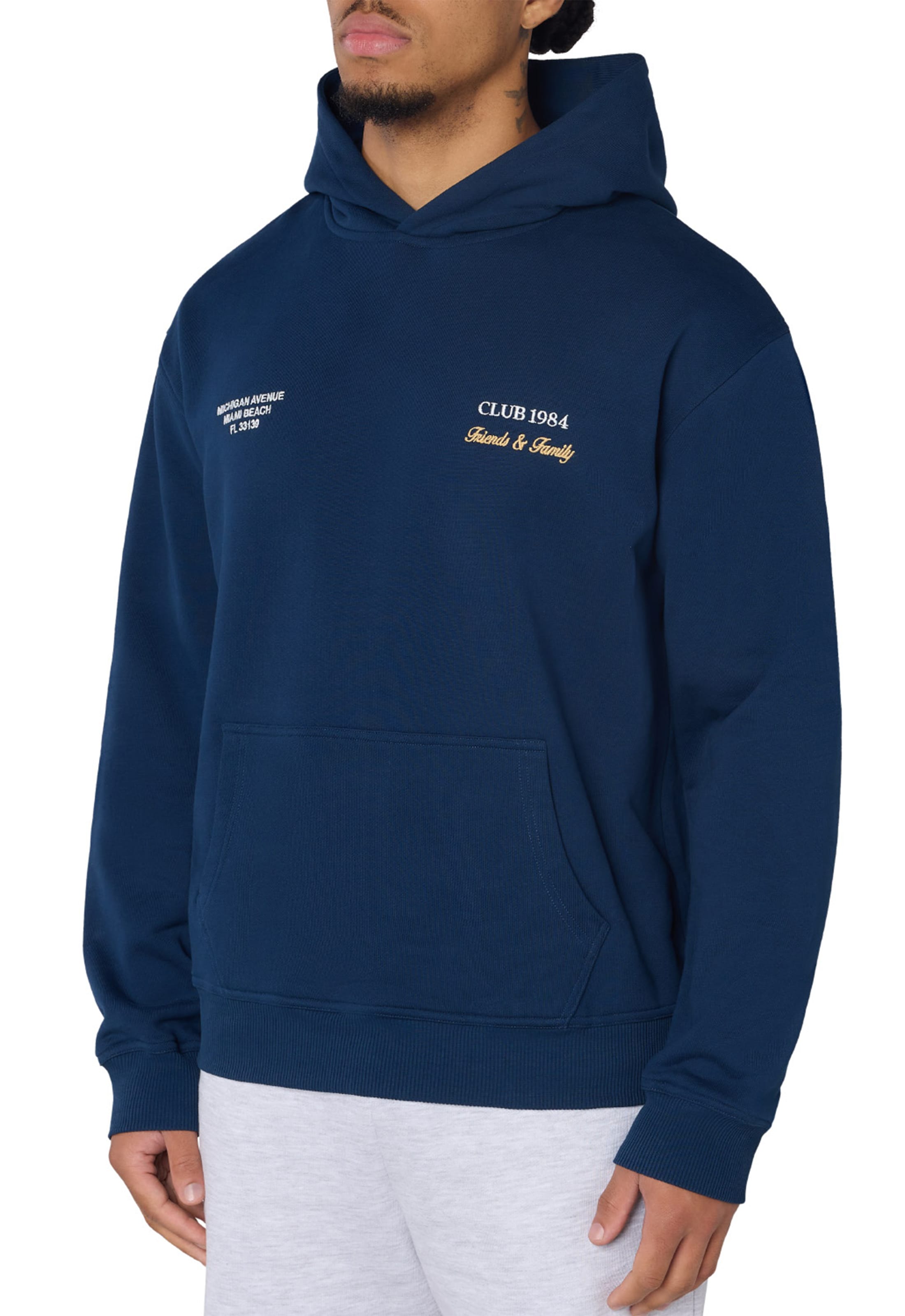 CLUB 1984. F&F Miami Hoodie - Navy Hoodie