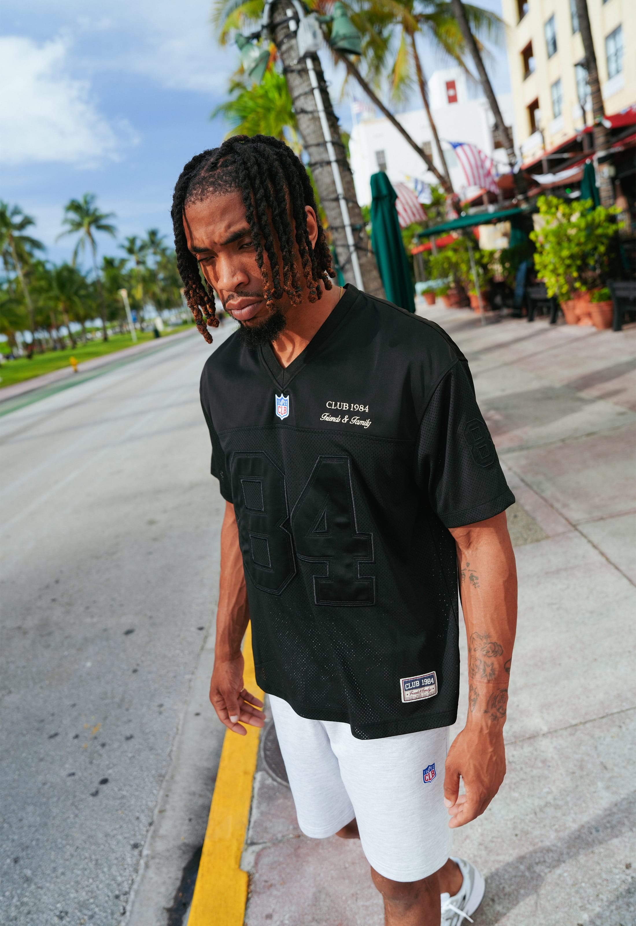 CLUB 1984. F&F Miami Jersey - Black T-Shirt
