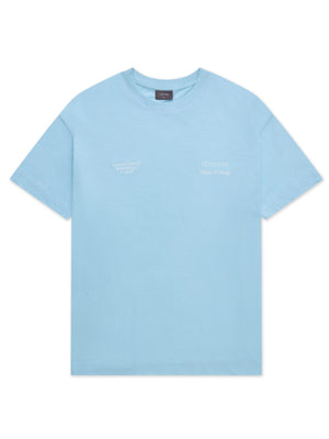 CLUB 1984. F&F Miami T-shirt - Light Blue T-Shirt