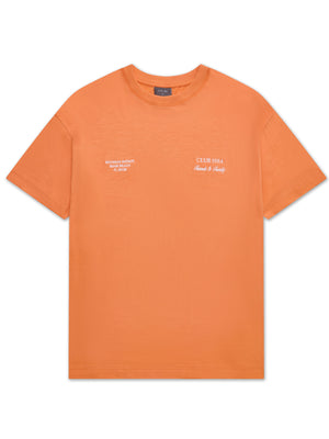 CLUB 1984. F&F Miami T-shirt - Orange T-Shirt